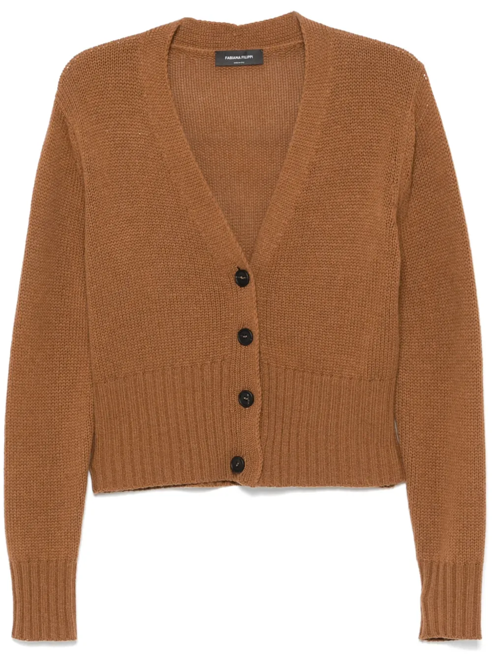 Fabiana Filippi Kasjmier vest Bruin