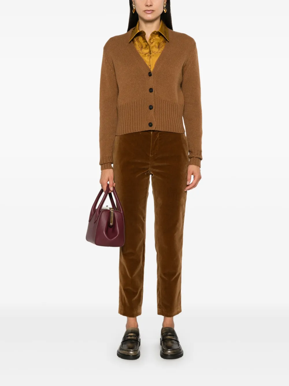 Fabiana Filippi Kasjmier vest - Bruin