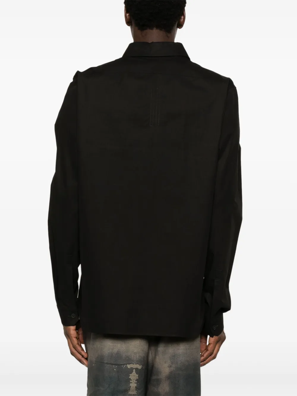 Rick Owens Work overhemd Zwart