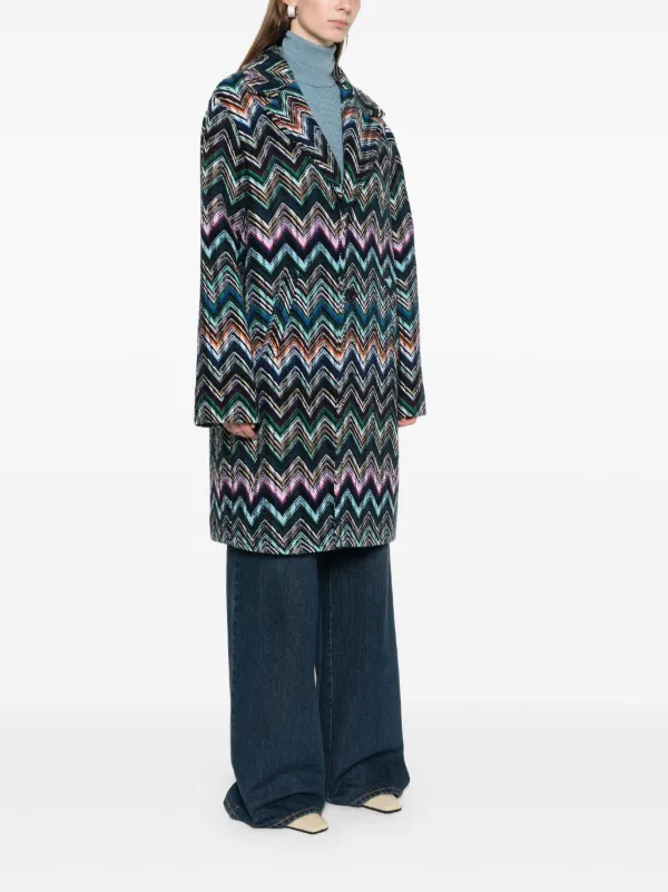 missoni sport knit coat