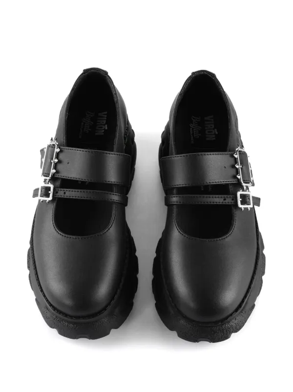 Virón x Buffalo Source Platform Shoes | Black | FARFETCH Virón x Buffalo Source Platform Shoes | Black | FARFETCH