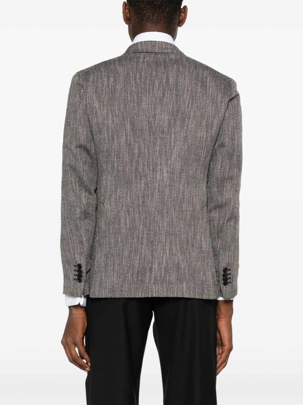 Tagliatore herringbone-pattern blazer Men