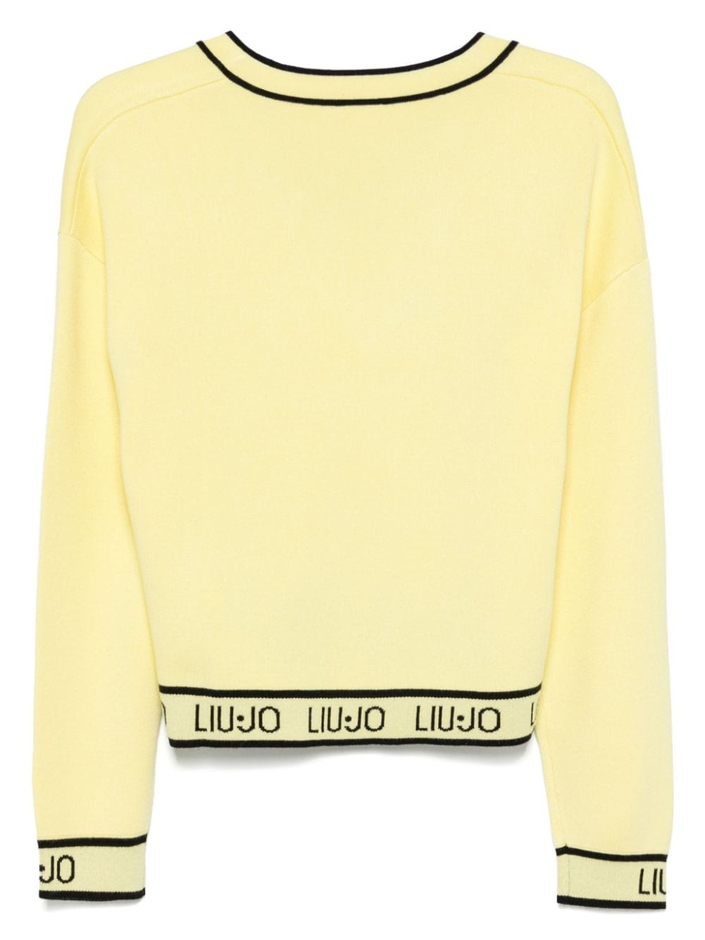 LIU JO logo-trim jumper - Geel