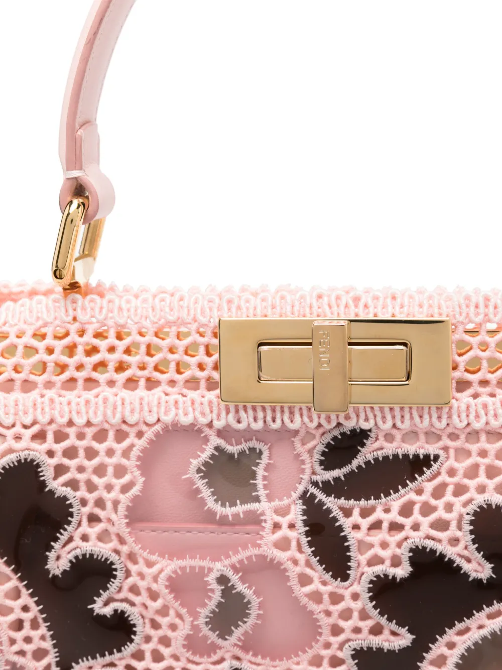 Pre-owned Fendi Peekaboo Iseeu Tote Bag In Pink