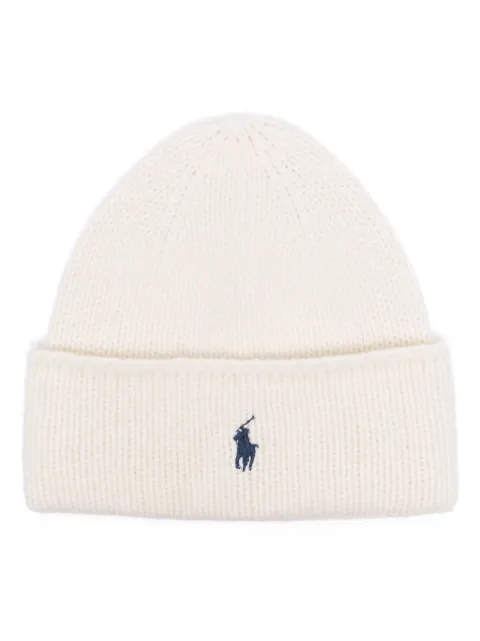 Polo Ralph Lauren Polo Pony-embroidered beanie hat Women