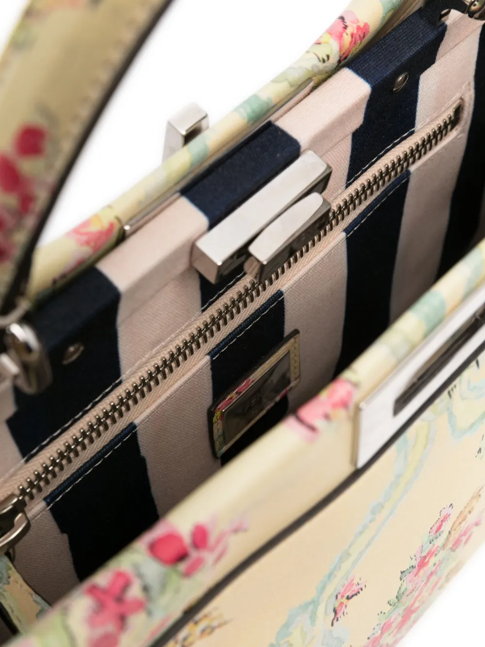 FENDI Pre-owned Medium Marie Antoniette Peekaboo Tote Bag In Neutrals