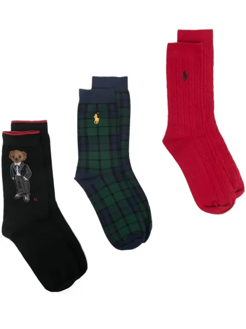 Polo Ralph Lauren Polo Pony socks (pack of three)