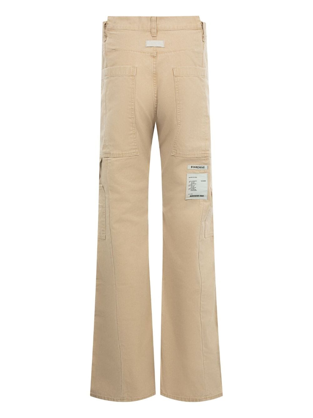 Shop B1archive Flared Trousers In Neutrals