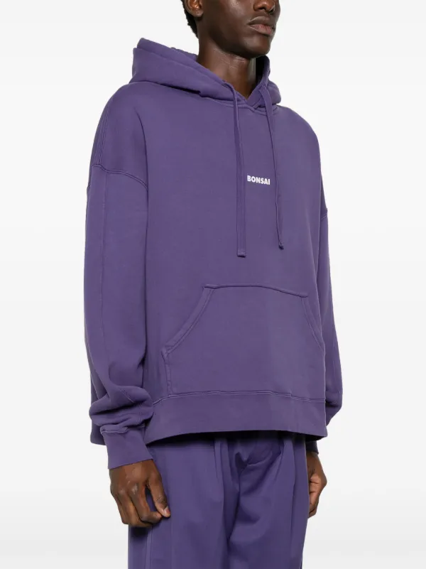 【関税込み】Bonsai ホワイト ボックスロゴ フーディ Bonsai Box Logo Hoodie | Purple | FARFETCH JO