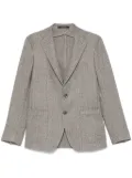 Tagliatore herringbone-pattern blazer - Neutrals
