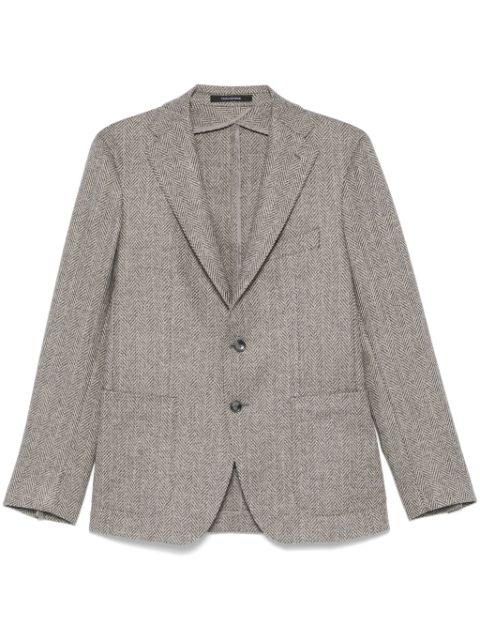 Tagliatore herringbone-pattern blazer Men