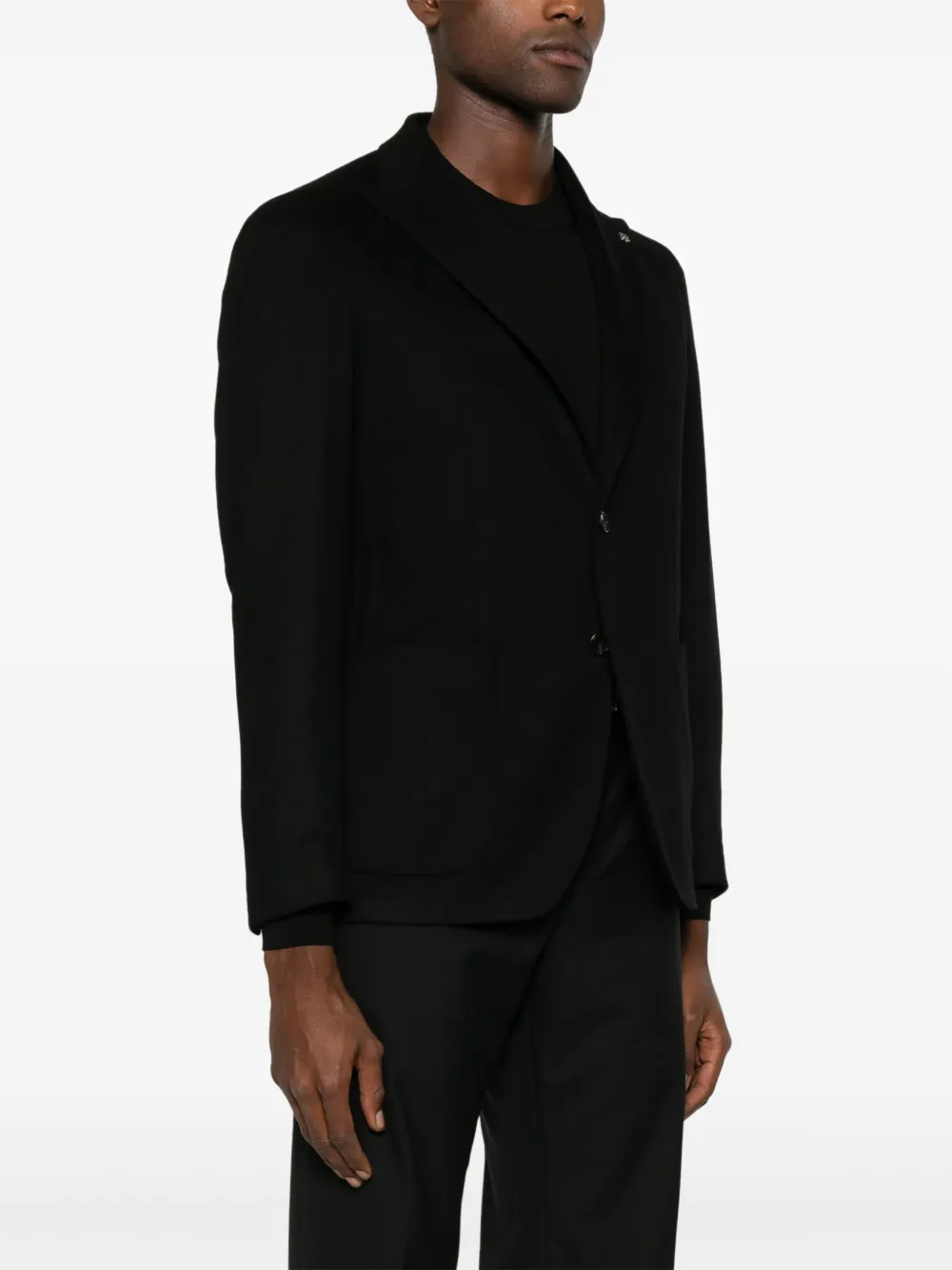 Tagliatore Blazer met broche Zwart