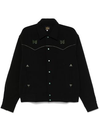 Needles Piping Cowboy Jacket | Schwarz | FARFETCH AT