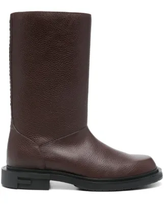 FENDI Fendi Frame Boots Brown FARFETCH AM