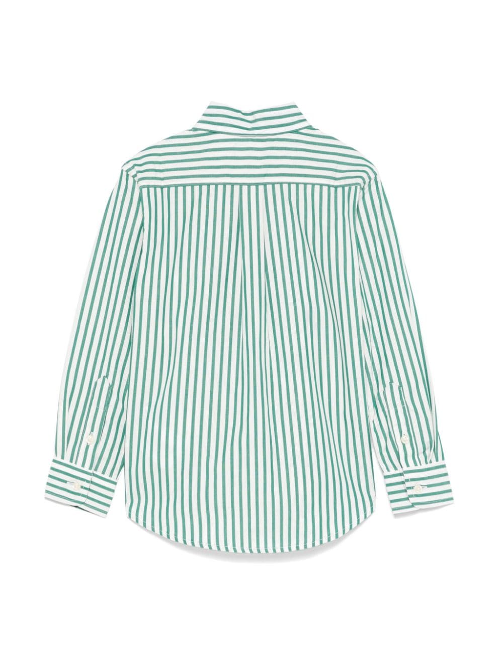 Shop Ralph Lauren Striped Shirt In Green