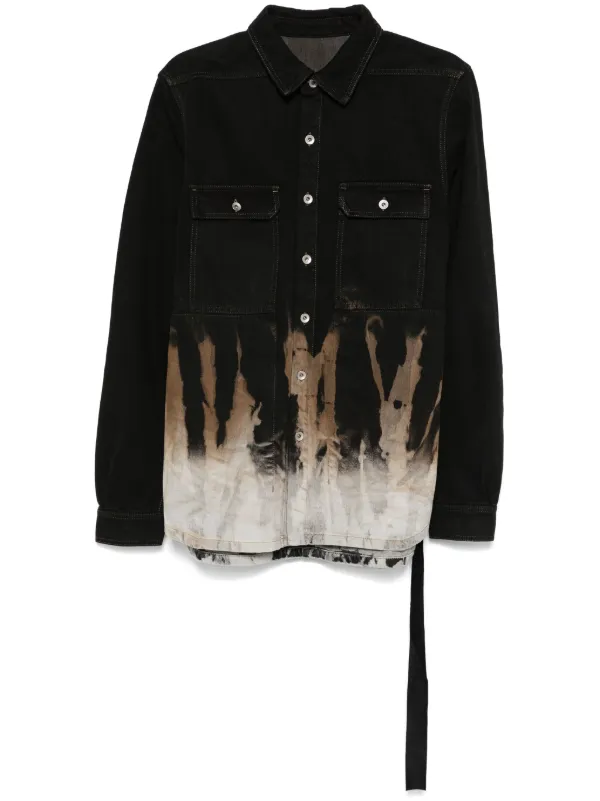 masking Rick Owens DRKSHDW デニムシャツ Rick Owens DRKSHDW デニムシャツ | ブラック | FARFETCH JP