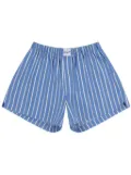 Axel Arigato striped cotton-blend shorts - Blue