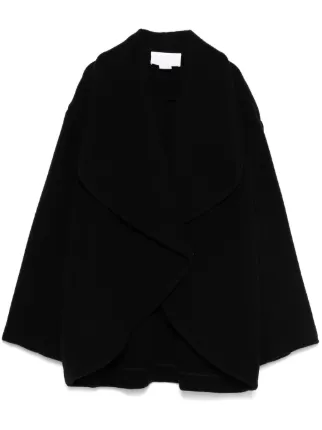 Genny shawl-lapels Coat | Black | FARFETCH