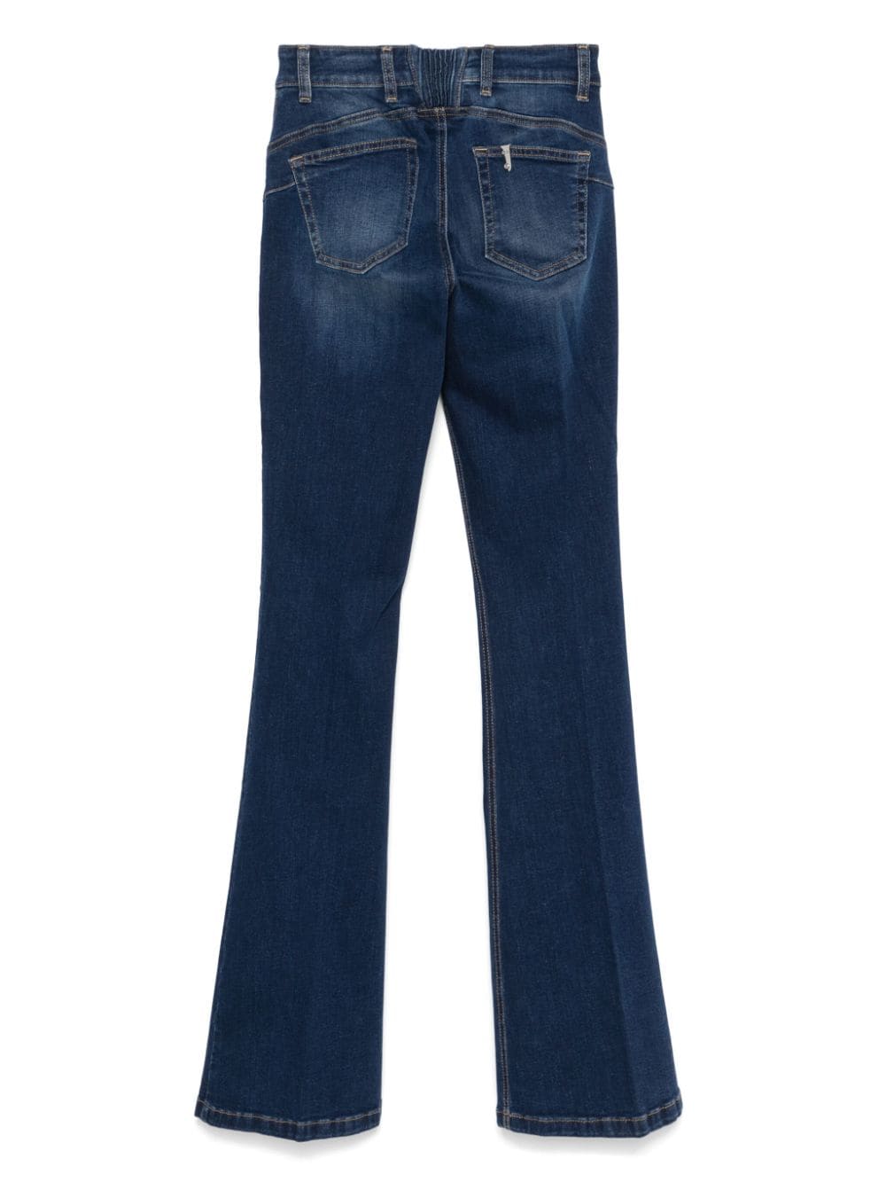 Shop Liu •jo Flared Jeans In Blue