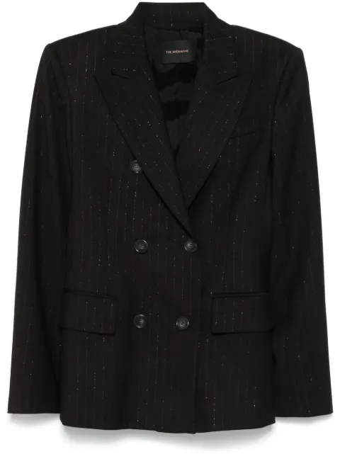 THE ANDAMANE blazer con motivo de rayas diplomáticas
