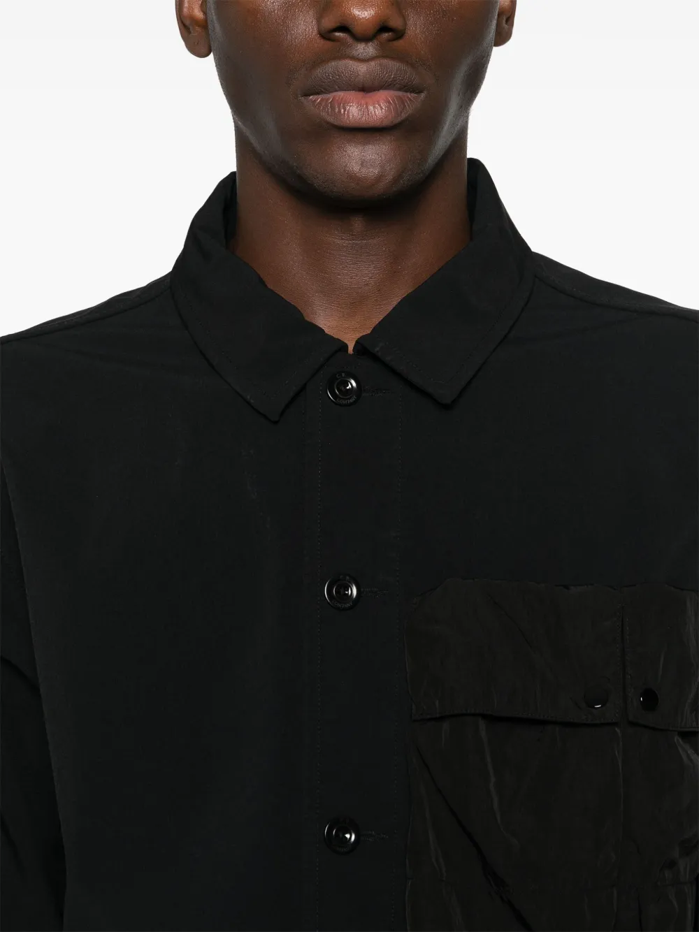 C.P. Company GD Shell shirtjack Zwart