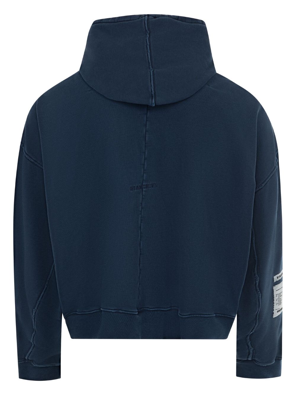 Navy blue cropped hoodie best sale