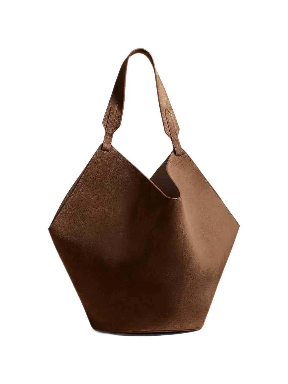 KHAITE Lotus medium shopper Beige