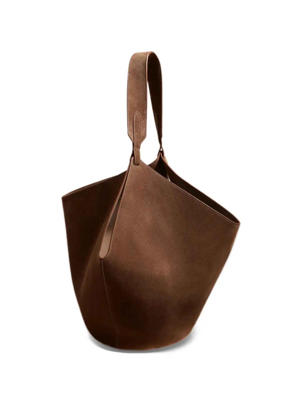 KHAITE Lotus medium shopper Beige