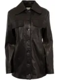 KHAITE leather jacket - Black