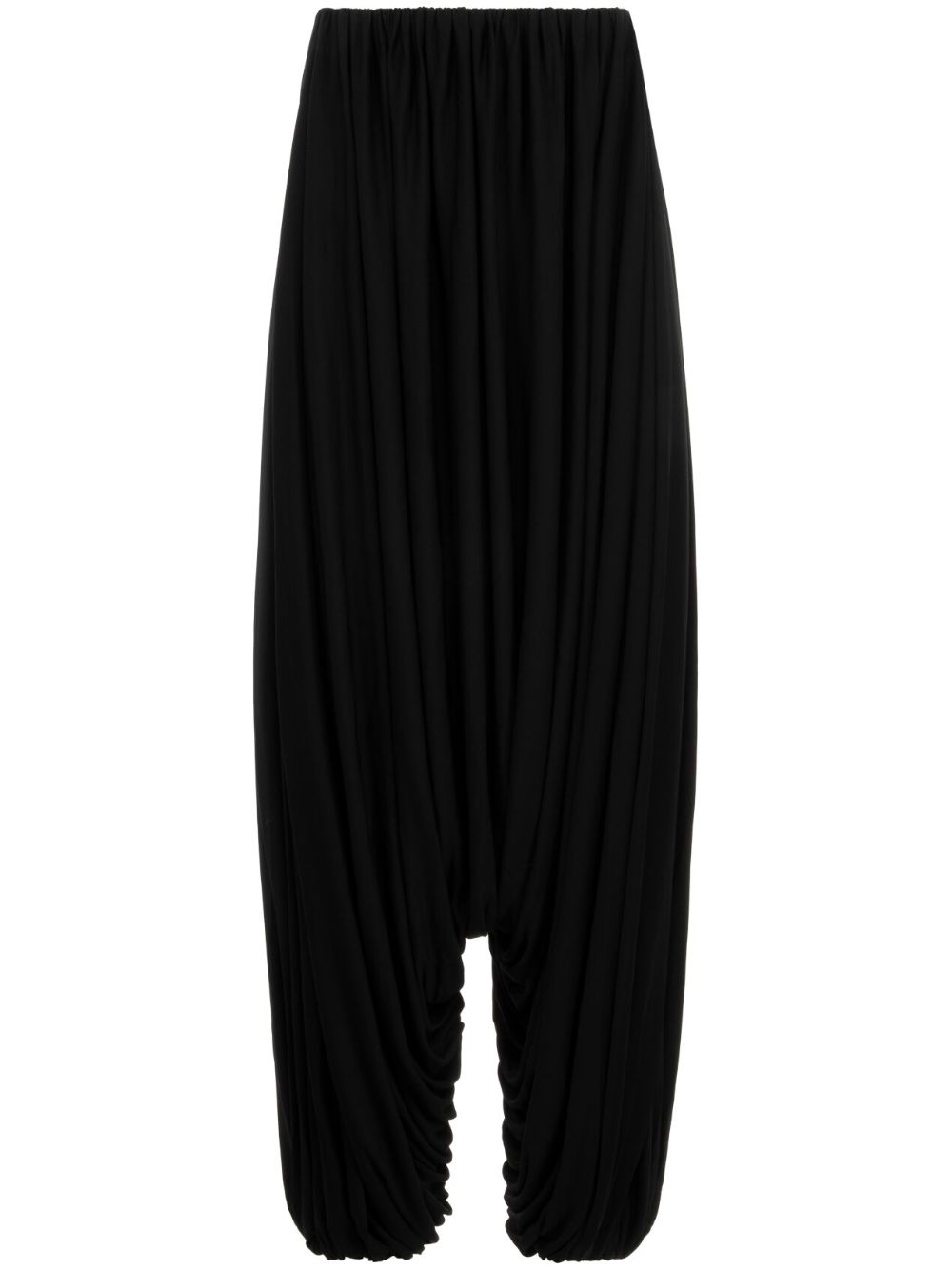 LOEWE draped trousers - Black