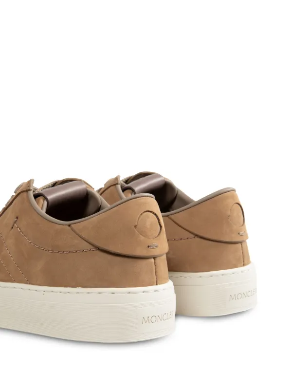 レザー★MONCLER★MONCLUB TRAINERS スニーカー Moncler Monclub Leather Sneakers | Neutrals | FARFETCH