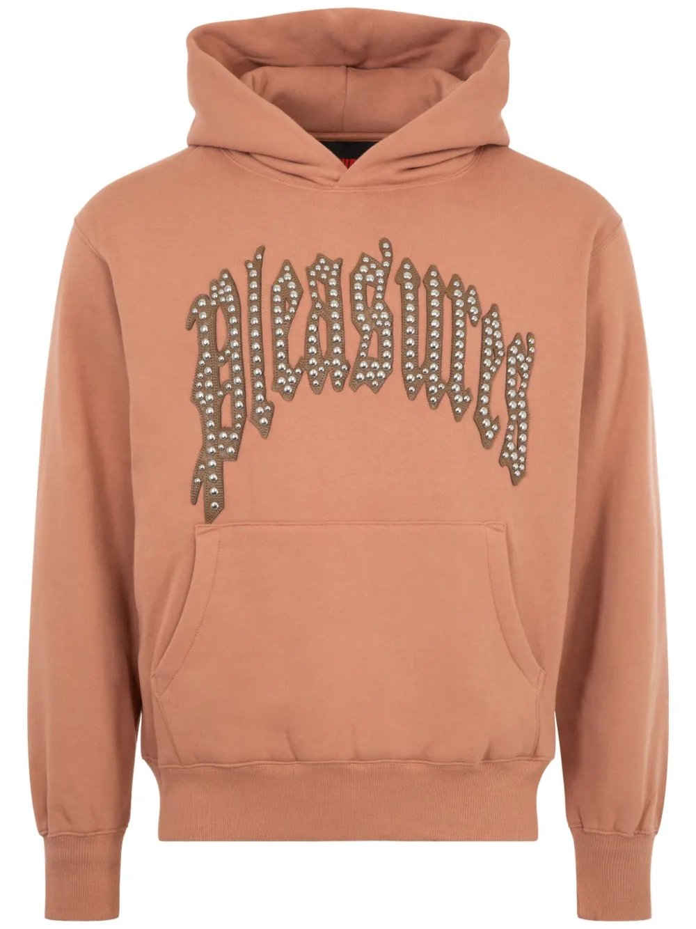 Pleasures Twitch hoodie met studs Roze