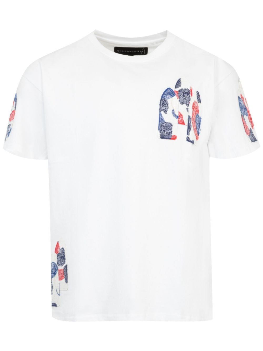 Who Decides War Glory Window T-shirt - White