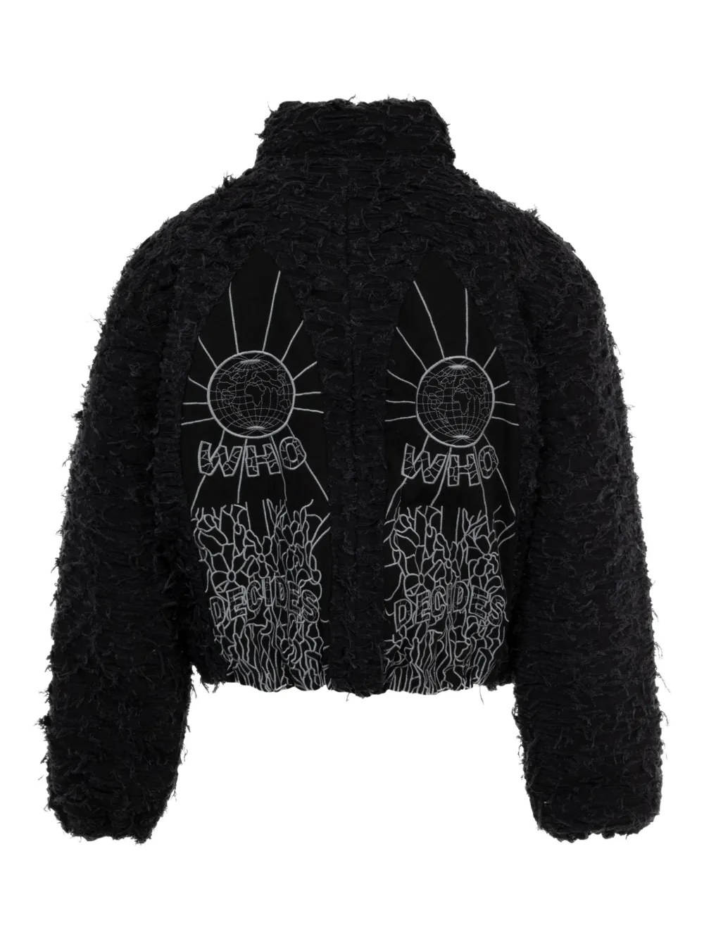 Who Decides War Husk donsjack - Zwart