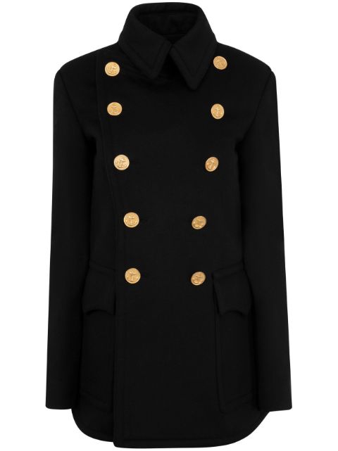 LOEWE felted peacoat Women