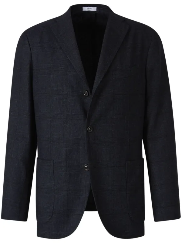 【美品】BOGLIOLI ジャケット チェック×ブルー Boglioli チェック ジャケット | ブルー | FARFETCH JP