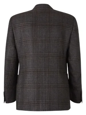 極美品CANALI カナーリ シルクウールチェックジャケット茶54 Canali（カナーリ）メンズ ジャケット - FARFETCH