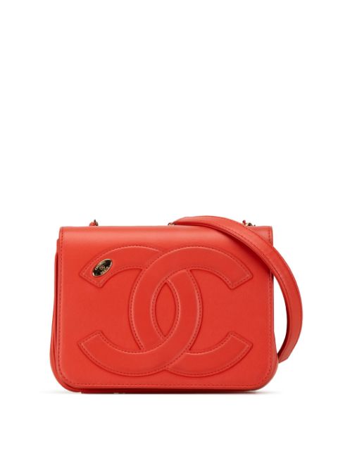 Cheap HOT SALE CHANEL 2019 Lambskin CC Mania Flap crossbody bag Women