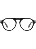 Zegna pilot-frame glasses - Black