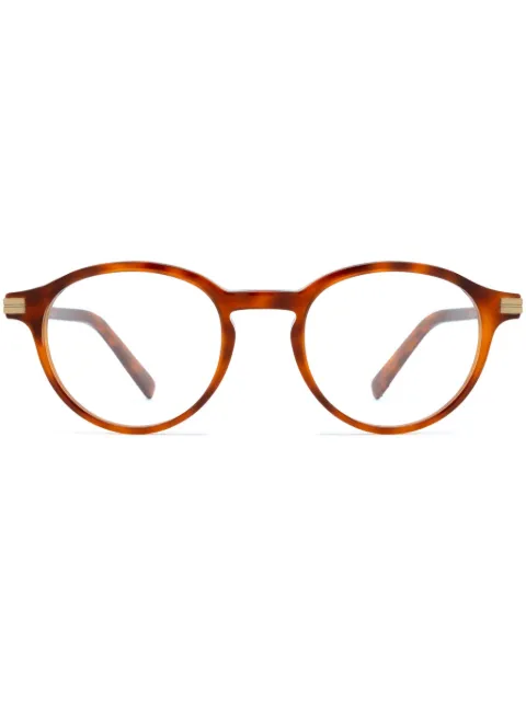 Zegna round-frame glasses