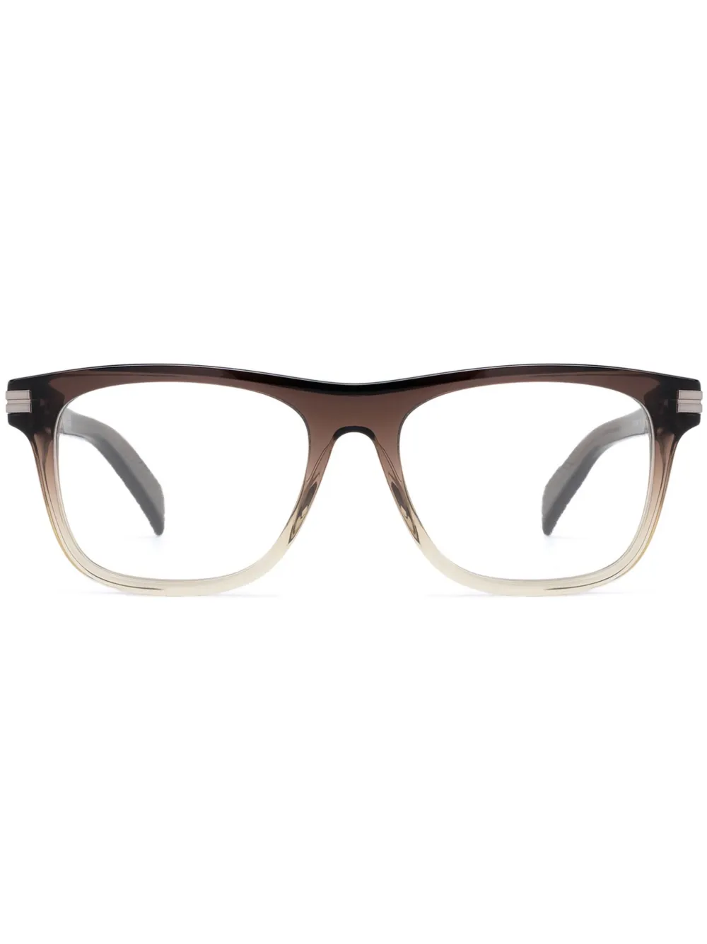 Zegna lunettes de vue rectangulaires | marron | Image 1