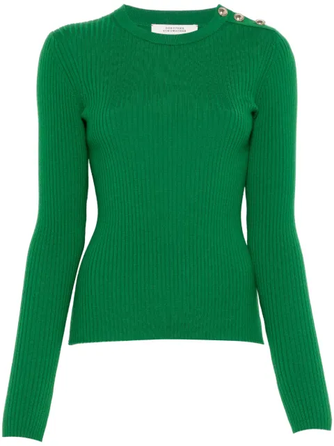 Dorothee Schumacher buttoned-shoulder sweater