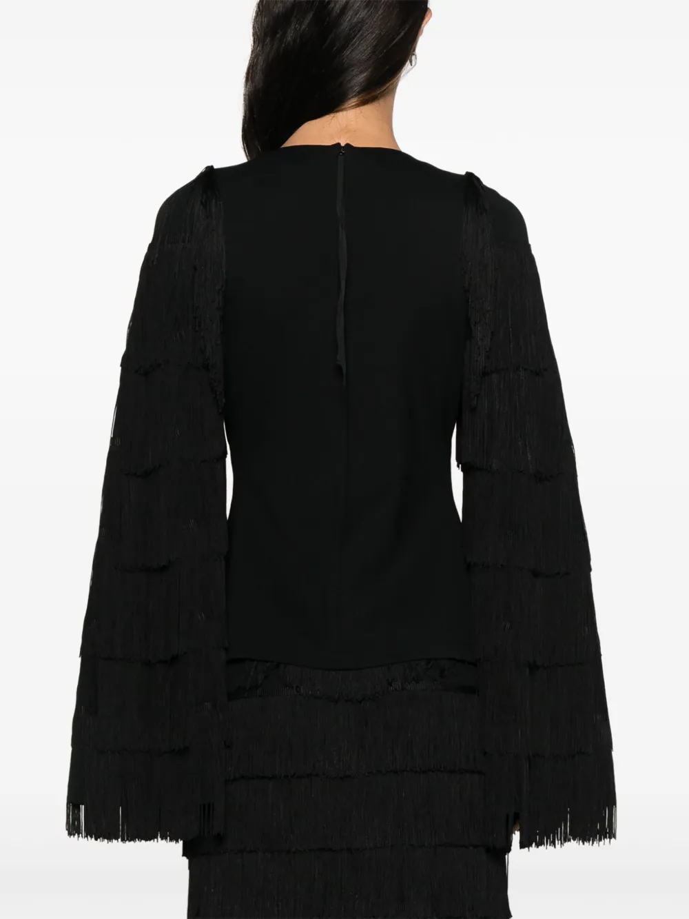 Dorothee Schumacher Blouse met franje detail Zwart