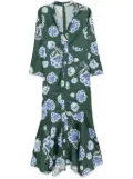 Dorothee Schumacher Big Garden midi dress - Green