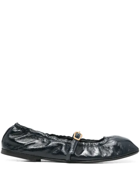 Dorothee Schumacher patent-leather ballerina shoes 