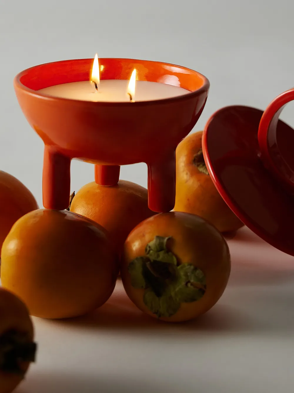 C'era Fragrance Cachi Wok Candle In Orange