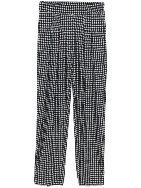 Norma Kamali pantalones con tiro bajo y pinzas