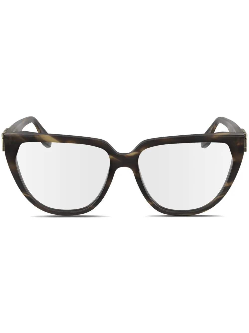 Victoria Beckham Eyewear Occhiali a righe - Verde