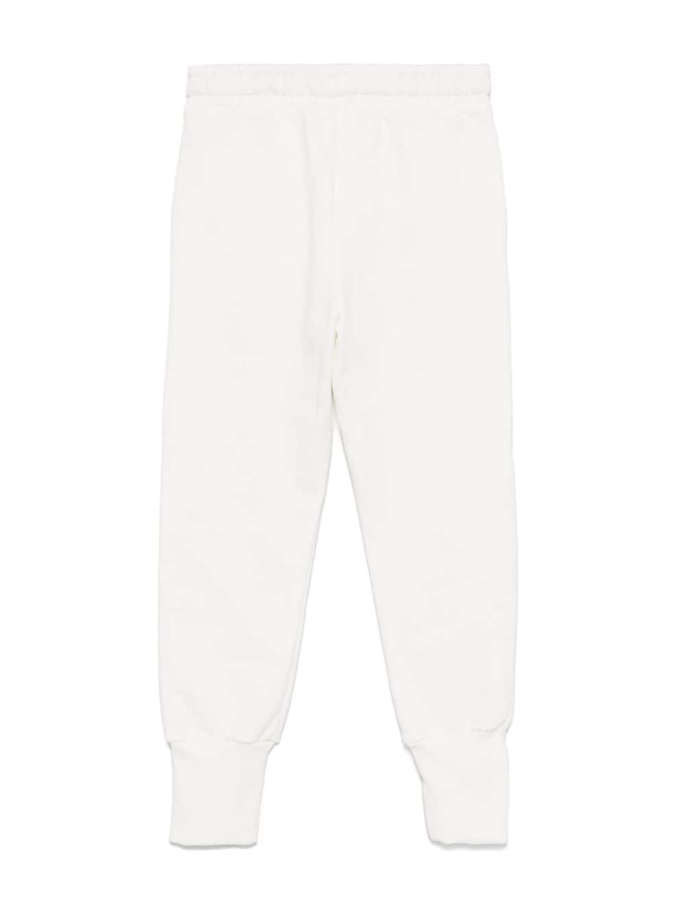 Miss Grant Kids cotton track pants - Wit