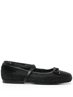 Marc Jacobs The Studded Sabrina スタッズ バレエシューズ | ブラック
